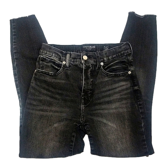 Lucky Brand Denim - LUCKY Brand Black Wash Jeans Women's Pants Ankle Juniors Authentic Skinny